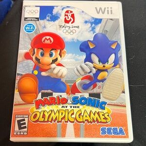 Wii Mario and sonic game